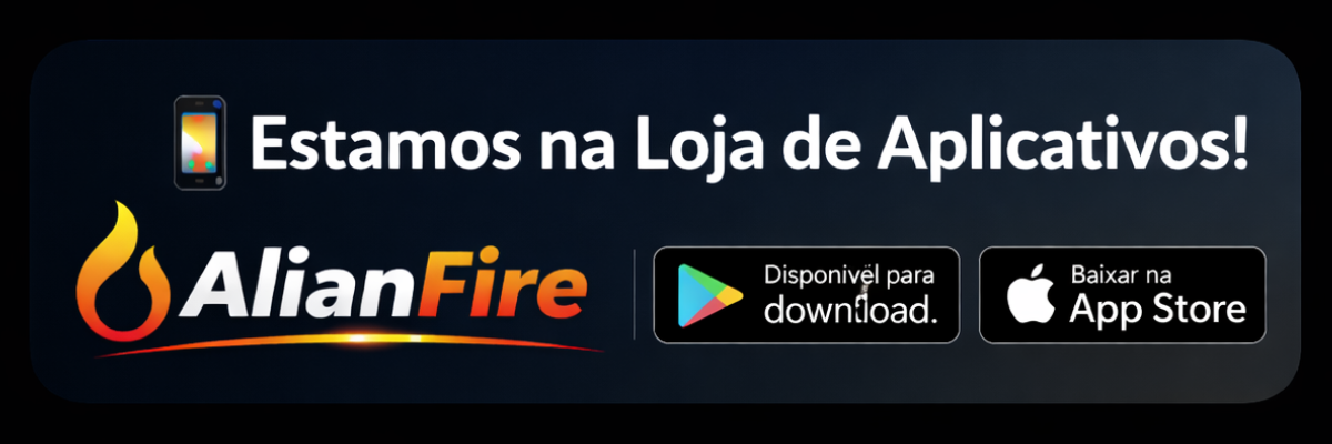 Estamos na loja de aplicativos